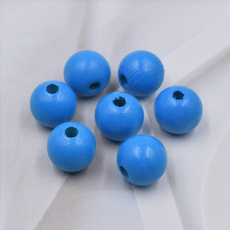 Wholesale 16MM Colored Wood Beads